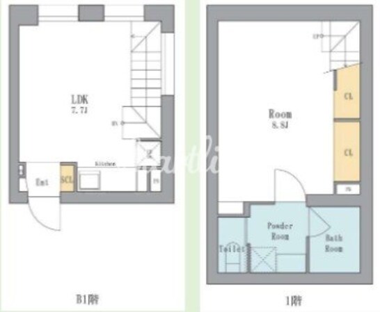 LEGALAND西五反田の物件間取画像